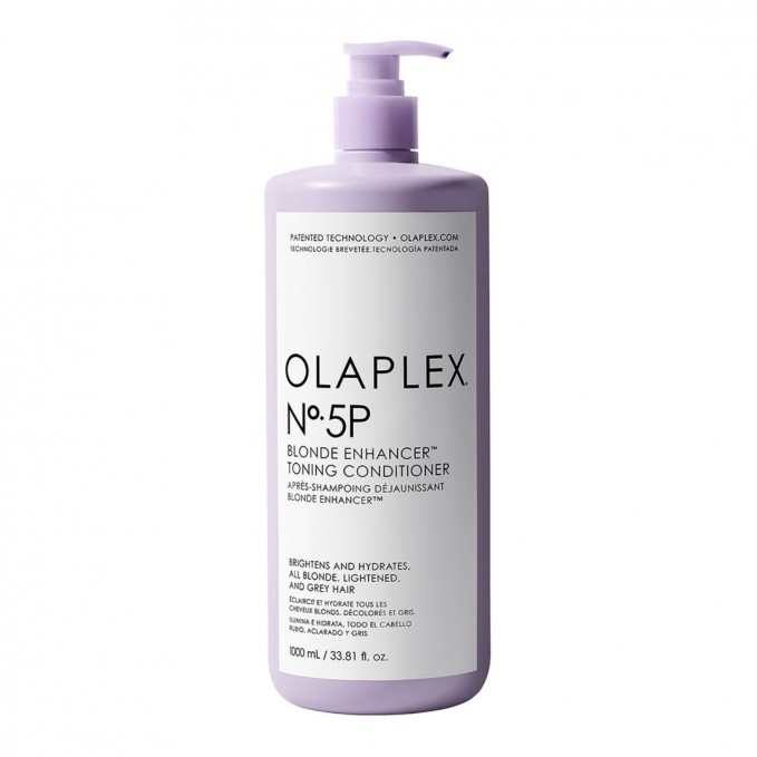 Olaplex - Balsam reparare cu pigment violet No.5P Blonde Enhancer 1L