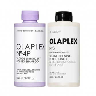 Olaplex - Pachet reparare si mentinere par blond No.4P, No.5