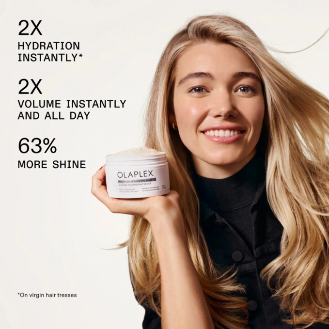 Olaplex - Pachet hidratare lejera par fin No.4F (1L) + masca 370ml