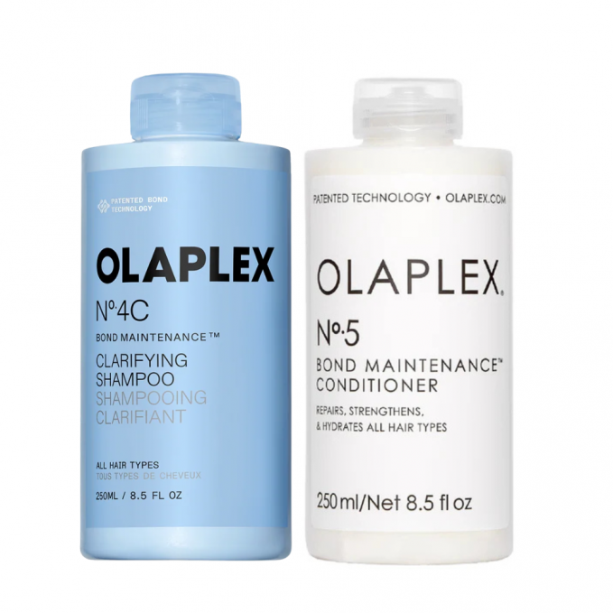 Olaplex - Pachet curatare si hidratare toate tipurile de par No.4C, No.5