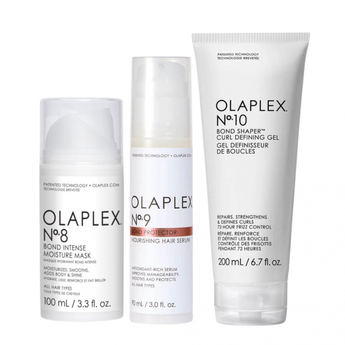 Olaplex - Pachet hidratare intensa si definire bucle No.8, No.9, No.10