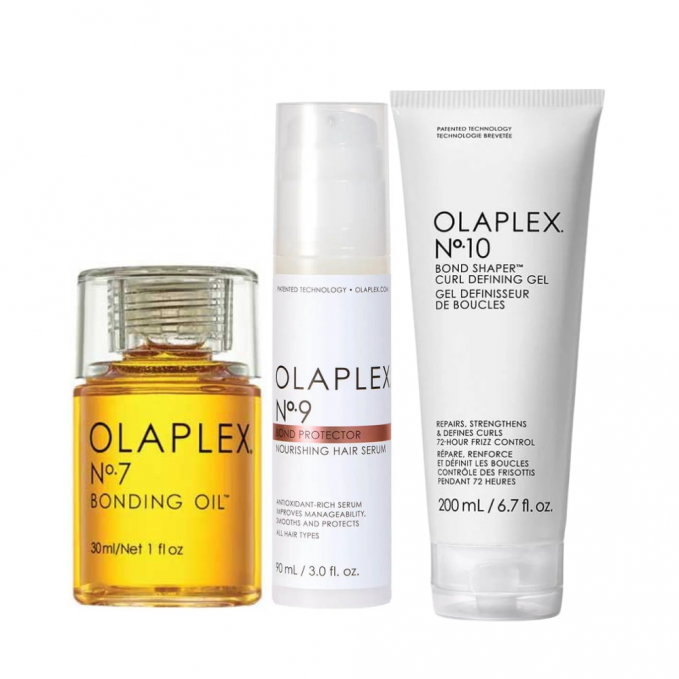 Olaplex - Pachet hidratare, protectie si definire bucle No.7, No.9