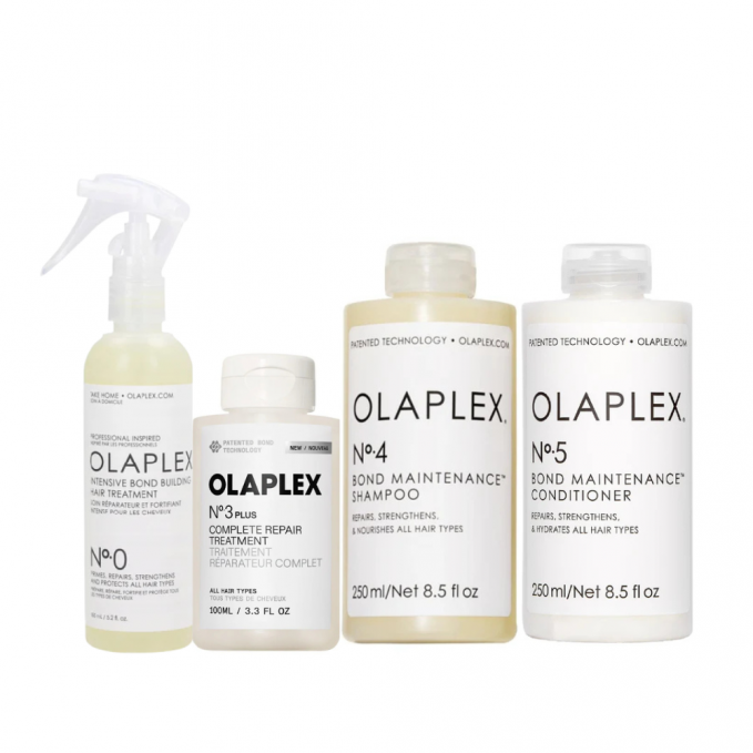 Olaplex - Pachet pre-tratament complet reparare si mentinere No.0, No.3, No.4, No.5