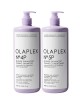 Olaplex - Pachet reparare par blond cu pigment violet No.4P (1L) + No.5P (1L)