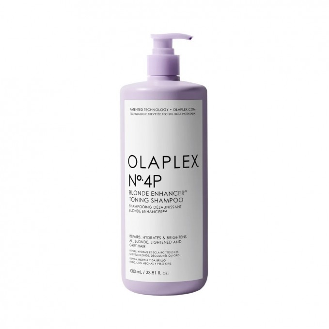Olaplex - Sampon reparare cu pigment violet No.4P Blonde Enhancer 1L