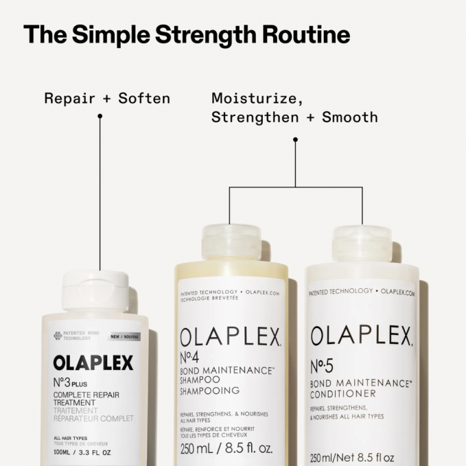 Olaplex - Tratament reparare par foarte deteriorat No.3 Plus Complete Repair 370ml
