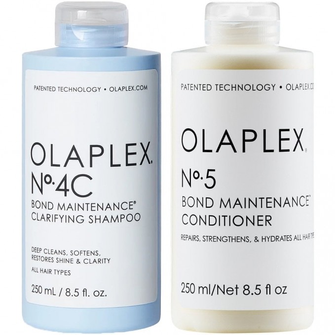 Olaplex - Pachet curatare si hidratare toate tipurile de par No.4C, No.5