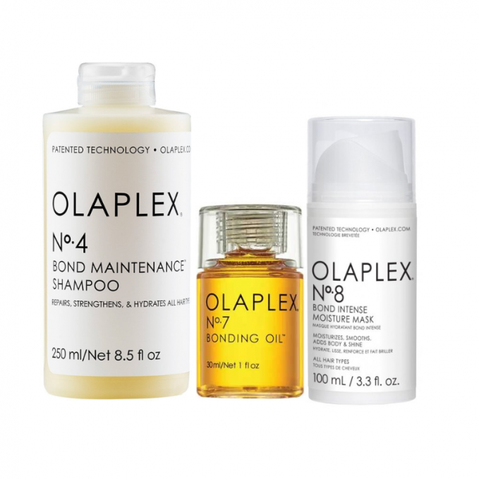 Olaplex - Pachet hidratare,mentinere si protectie No.4, No.7, No.8