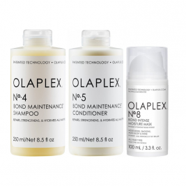 Olaplex - Pachet reparare,mentinere si hidratare intensa No.4,No.5,No.8