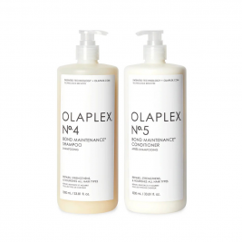 Olaplex - Pachet reparare si mentinere toate tipurile de par No.4 (1L) + No.5 (1L)