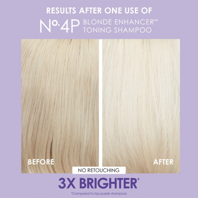 Olaplex - Sampon reparare cu pigment violet No.4P Blonde Enhancer 250ml