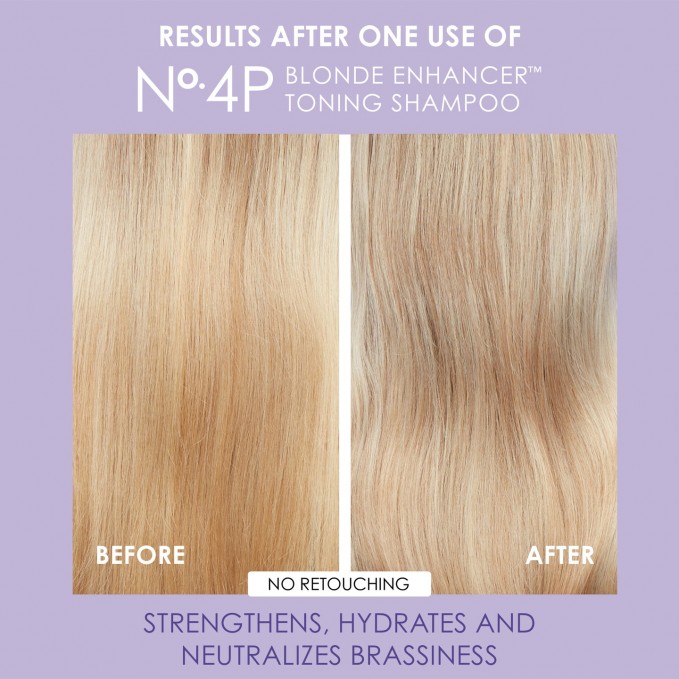 Olaplex - Sampon reparare cu pigment violet No.4P Blonde Enhancer 250ml
