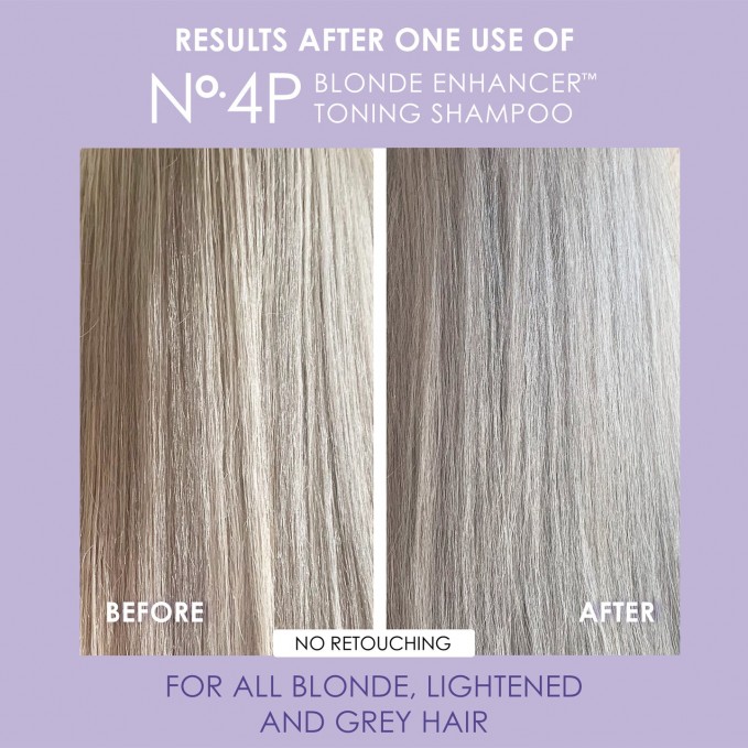Olaplex - Sampon reparare cu pigment violet No.4P Blonde Enhancer 250ml